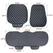 4-Season Leather Car Seat Covers (Full Set – Front + Rear)
