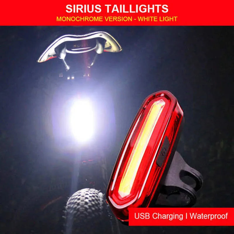 Ultra-Bright USB Rechargeable Bike Tail Light (5 Modes)