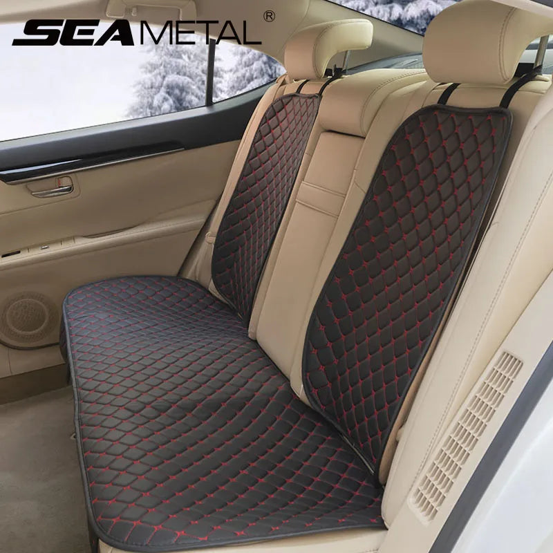4-Season Leather Car Seat Covers (Full Set – Front + Rear)
