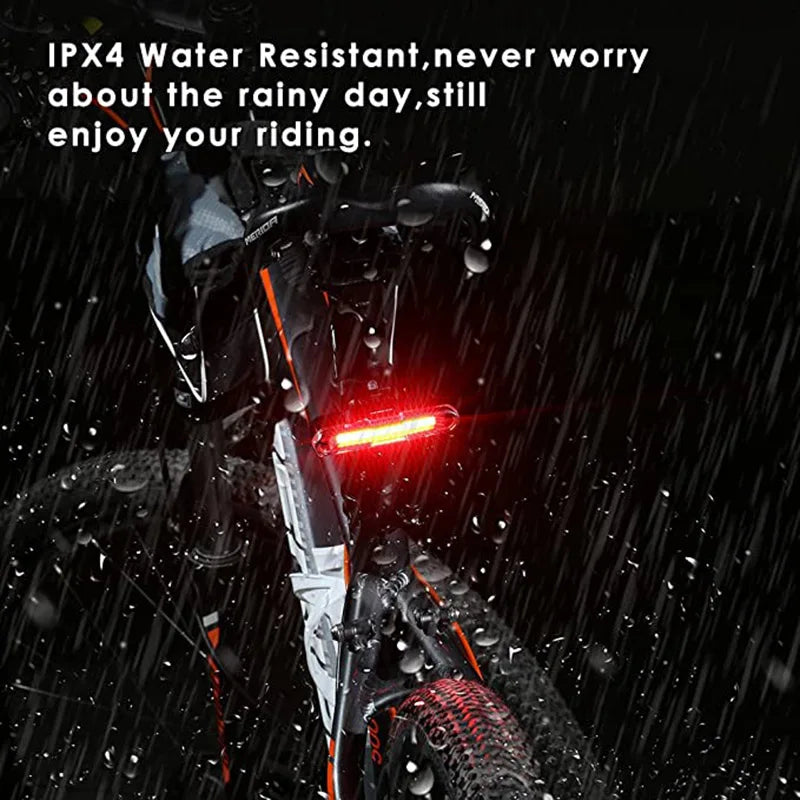 Ultra-Bright USB Rechargeable Bike Tail Light (5 Modes)