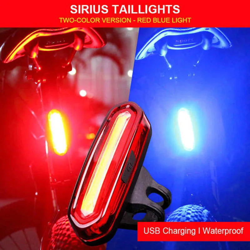 Ultra-Bright USB Rechargeable Bike Tail Light (5 Modes)