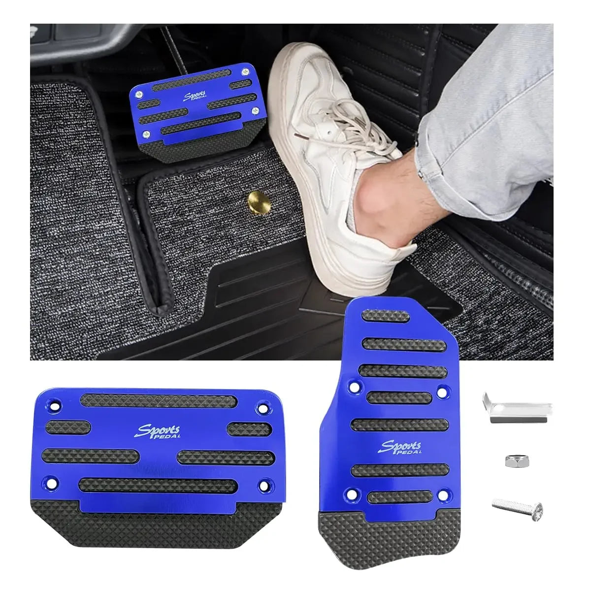 No-Drill Pedal Covers for Chevy Silverado/Tahoe