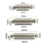 38-51MM Universal Yoshimura-Style Exhaust Muffler