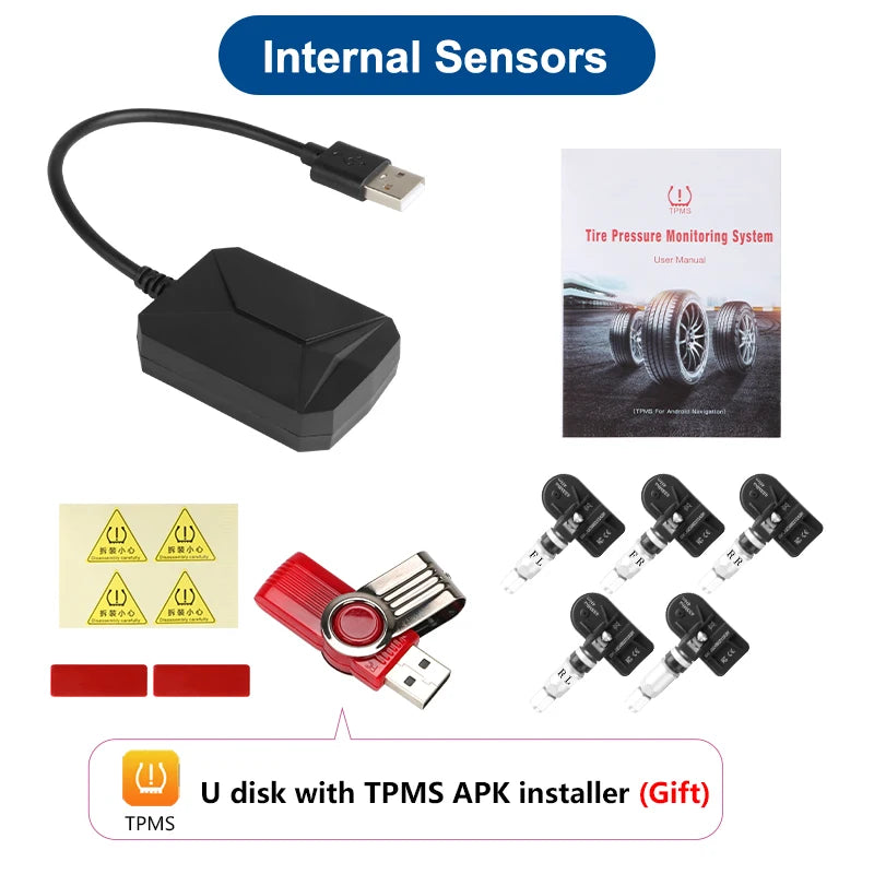 JMCQ USB Android TPMS – Real-Time Tire Pressure Monitoring