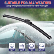 Universal Slim Top Lock Wiper Blades (OEM Quality – J-Hook Fit)