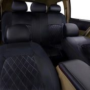 All-Season Quilted PU Leather Seat Covers (Full Set)