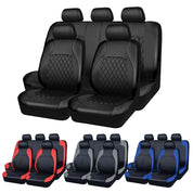 All-Season Quilted PU Leather Seat Covers (Full Set)