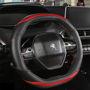 Carbon Fiber + PU Leather Steering Wheel Cover (Peugeot 3008/4008/5008)