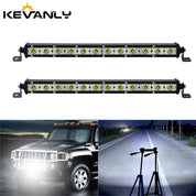2-Pack 36W LED Light Bars (12-LED, 6000K White)