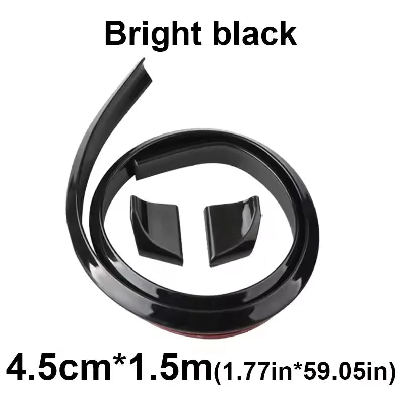 Universal Gloss Black Carbon Fiber Rear Spoiler (1.5M)