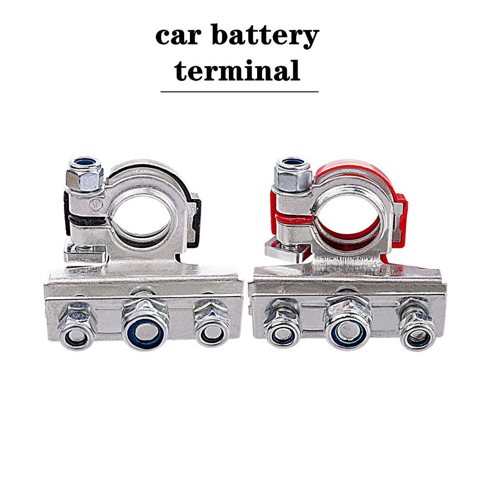 12V/24V Heavy-Duty Battery Terminals (1 Pair – Top Post)