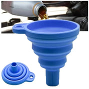 Universal Silicone Car Funnel (Foldable & Leak-Proof)