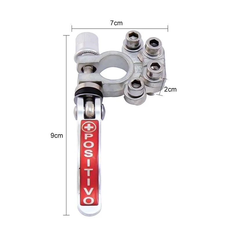 Quick-Disconnect Car Battery Terminals (1 Pair)