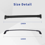 Heavy-Duty Aluminum Roof Rack Cross Bars