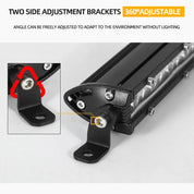 2-Pack 36W LED Light Bars (12-LED, 6000K White)