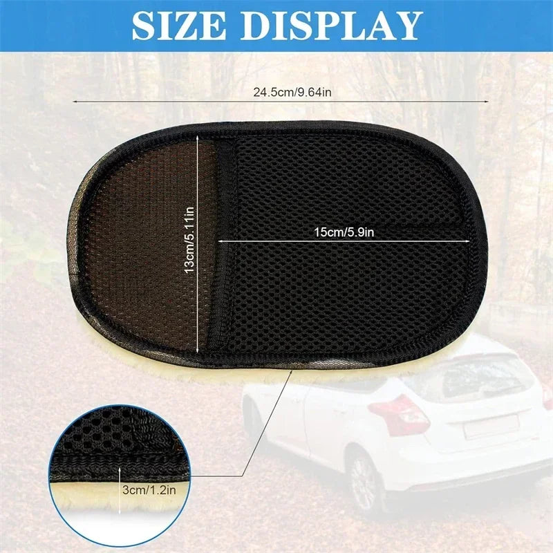 10-Pack Microfiber Sponge Gloves (Car + Home Use)