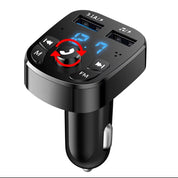Bluetooth 5.0 FM Transmitter & Dual USB Car Charger