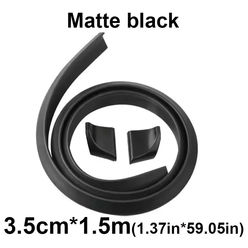 Universal Gloss Black Carbon Fiber Rear Spoiler (1.5M)