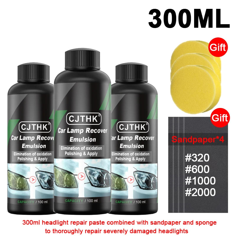 Professional Headlight Restoration Kit