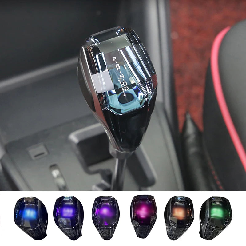 Universal Crystal Gear Shift Knob (Custom Logo Compatible)