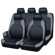 All-Season Quilted PU Leather Seat Covers (Full Set)