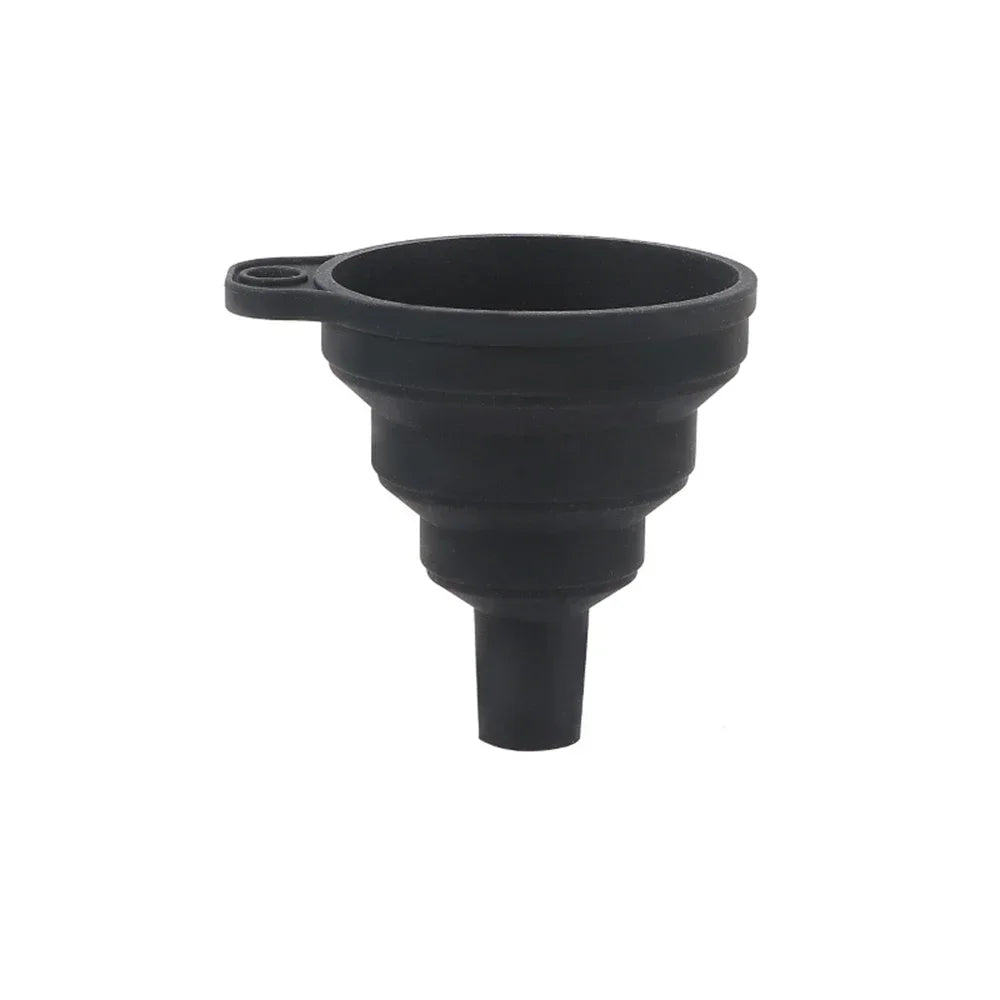 Universal Silicone Car Funnel (Foldable & Leak-Proof)