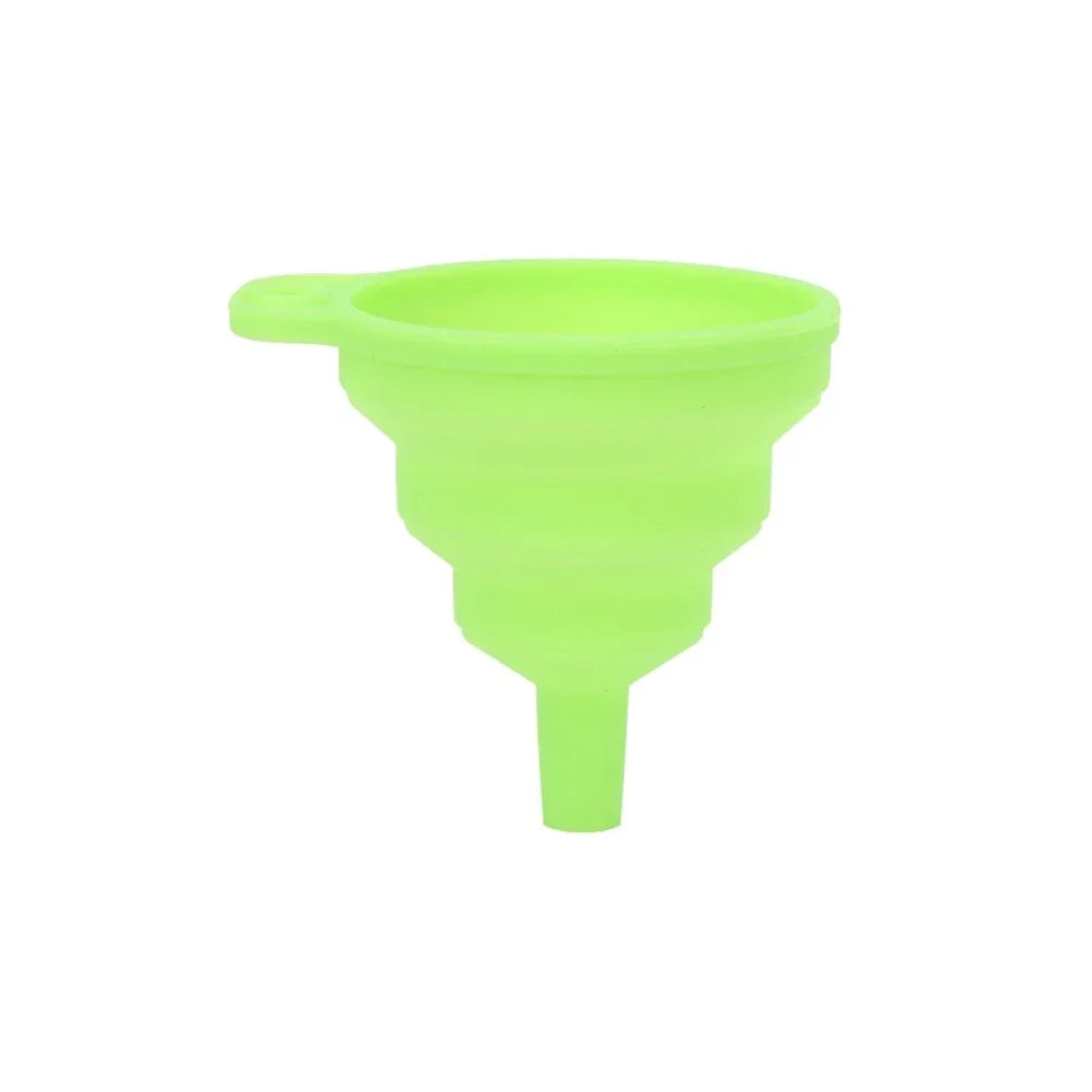 Universal Silicone Car Funnel (Foldable & Leak-Proof)