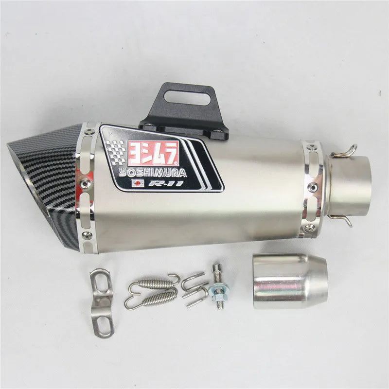 Universal 36-51mm Motorcycle Exhaust Muffler w/DB Killer