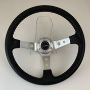 14" Universal Racing Steering Wheel (PU Leather Grip)