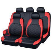 All-Season Quilted PU Leather Seat Covers (Full Set)