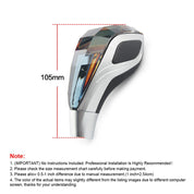 Universal Crystal Gear Shift Knob (Custom Logo Compatible)