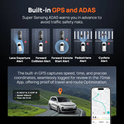 70mai Dash Cam Omni X800 (Global Version) – 4K HDR + 360° Rotating Dual-Channel