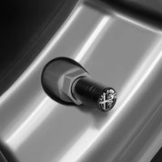 4-Pack Aluminum Valve Stem Caps (Alfa Romeo OEM Style)
