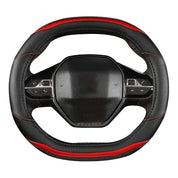 Carbon Fiber + PU Leather Steering Wheel Cover (Peugeot 3008/4008/5008)