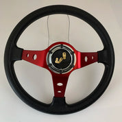 14" Universal Racing Steering Wheel (PU Leather Grip)