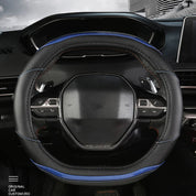 Carbon Fiber + PU Leather Steering Wheel Cover (Peugeot 3008/4008/5008)