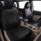 All-Season Quilted PU Leather Seat Covers (Full Set)