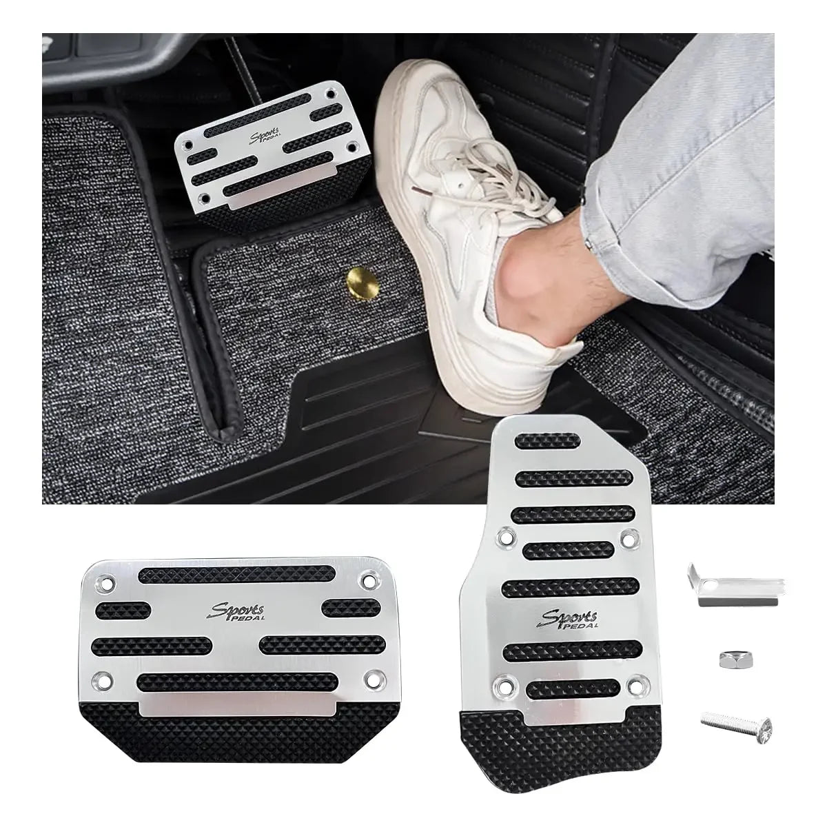 No-Drill Pedal Covers for Chevy Silverado/Tahoe