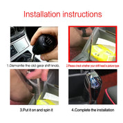 Universal Crystal Gear Shift Knob (Custom Logo Compatible)