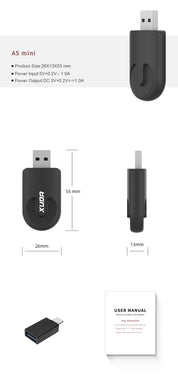 XUDA NEW Wireless CarPlay Android Auto Wireless Adapter Smart Mini Box Plug And Play WiFi Fast Connect Universal For Nissan