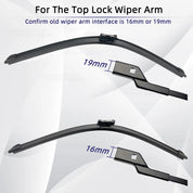 Universal Slim Top Lock Wiper Blades (OEM Quality – J-Hook Fit)