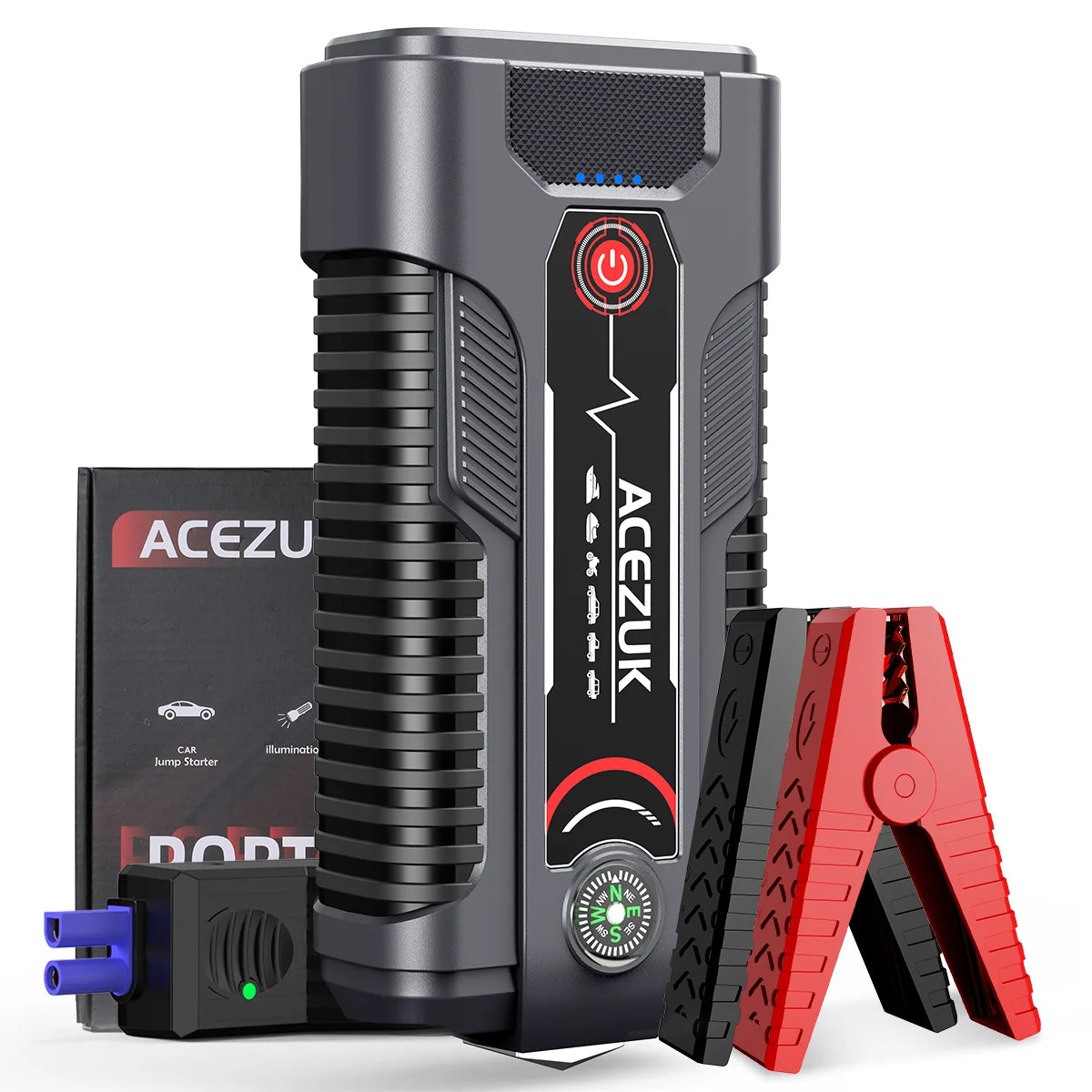 12V Portable Car Jump Starter & Battery Booster