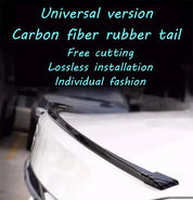 Universal Gloss Black Carbon Fiber Rear Spoiler (1.5M)