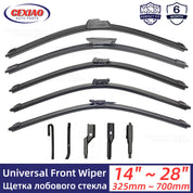 Universal Slim Top Lock Wiper Blades (OEM Quality – J-Hook Fit)