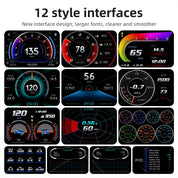 P24 OBD2 + GPS Head-Up Display (HUD) – Multi-Function On-Board Computer