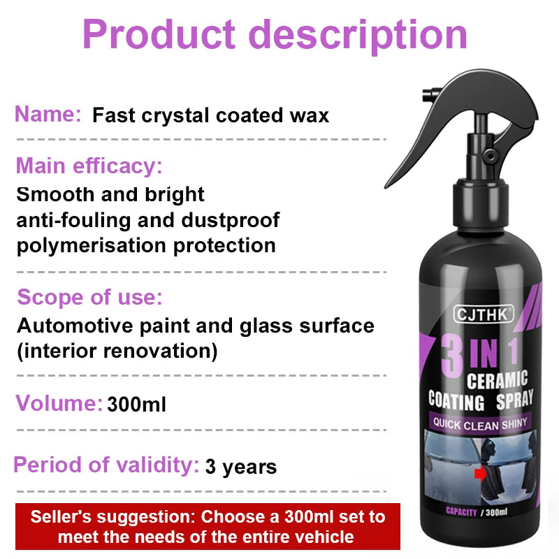 Professional Ceramic Nano Coating Kit (10H Hardness)