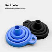 Universal Silicone Car Funnel (Foldable & Leak-Proof)