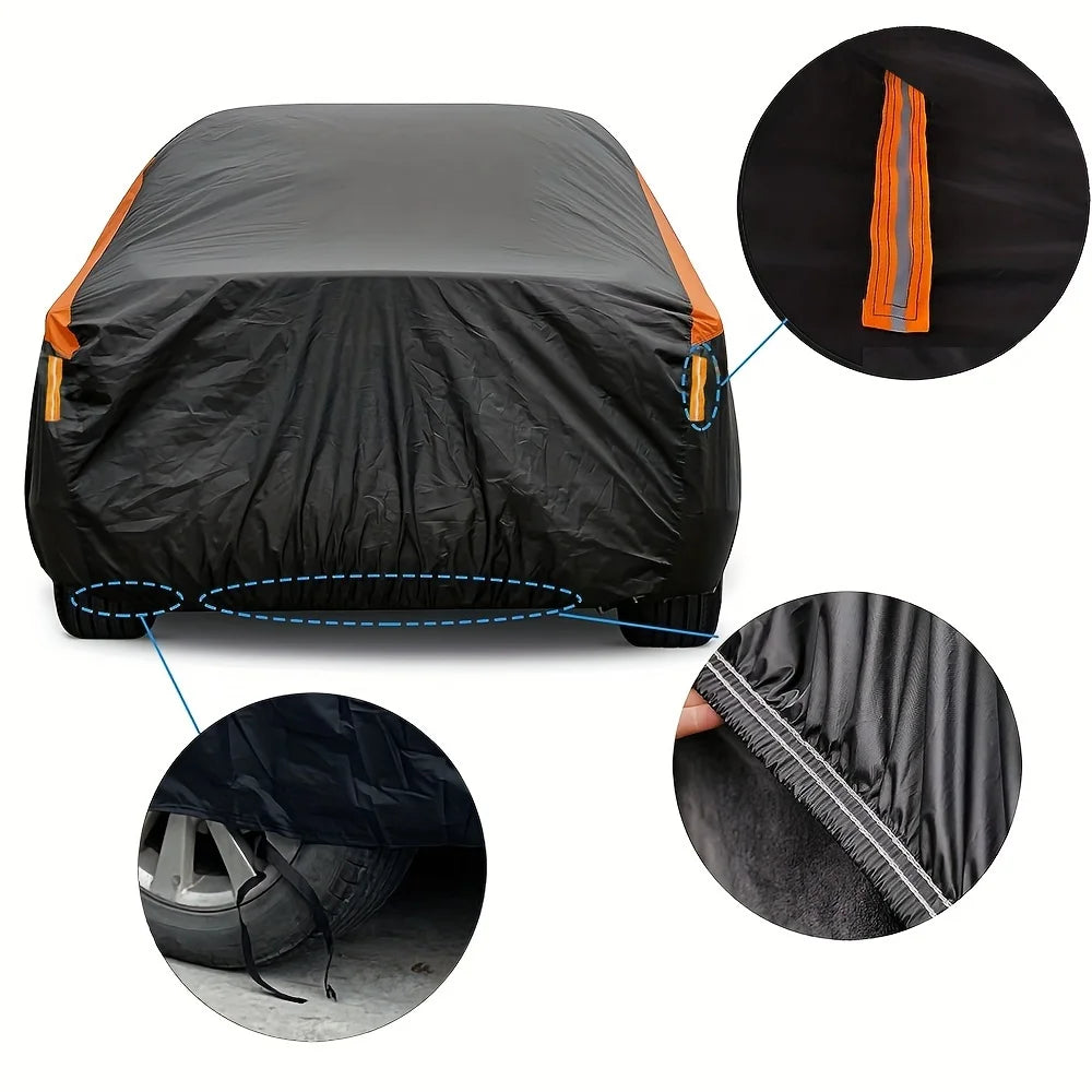 Outdoor Waterproof Car Cover (190T Universal Fit)