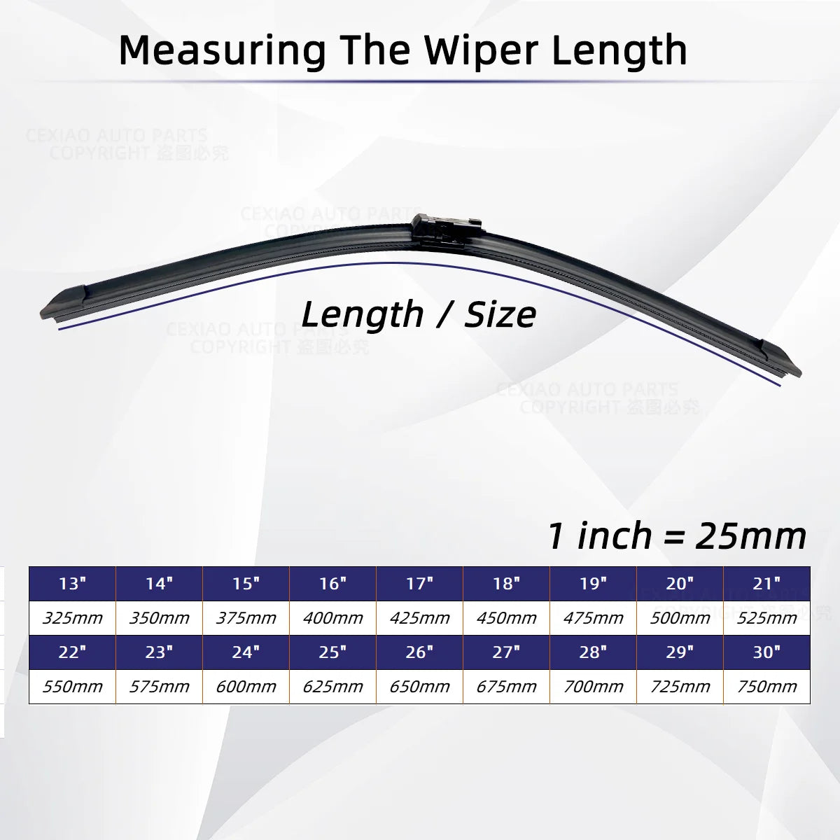 Universal Slim Top Lock Wiper Blades (OEM Quality – J-Hook Fit)