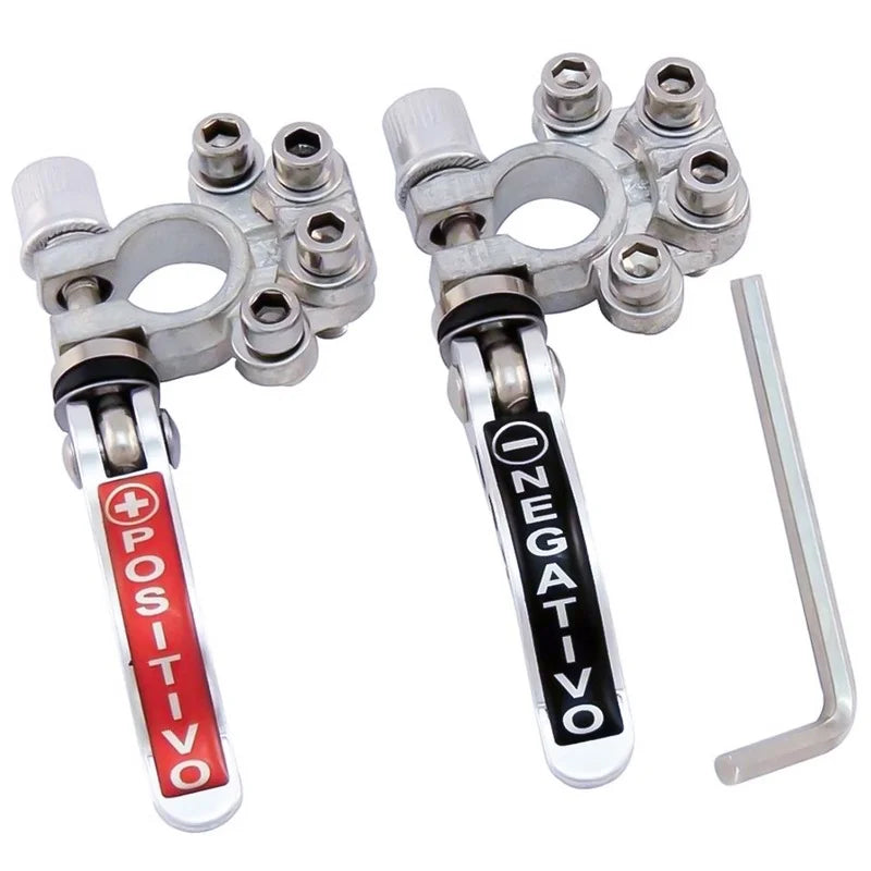 Quick-Disconnect Car Battery Terminals (1 Pair)